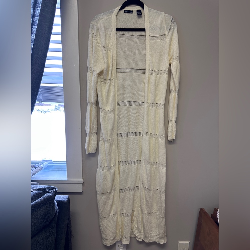 MODA International Cream Cardigan - Picture 2 of 4